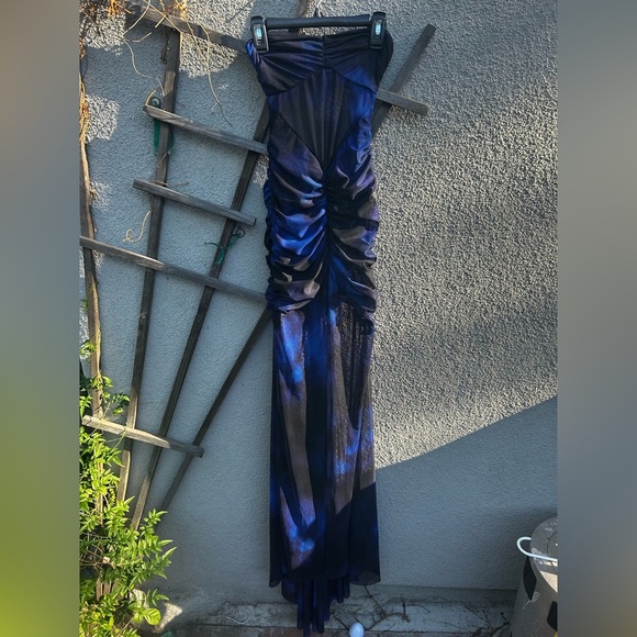 SYDNEY LANE BRONTE GATHERED MESH DRESS - Picture 7 of 14